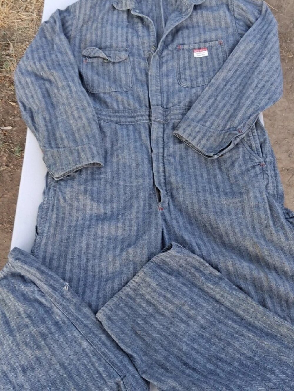 Vintage 1950s Big Mac Union-Made Coveralls Sanforized Twill Workwear